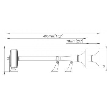 TROMBA ELETTROMAGNETICA 12V