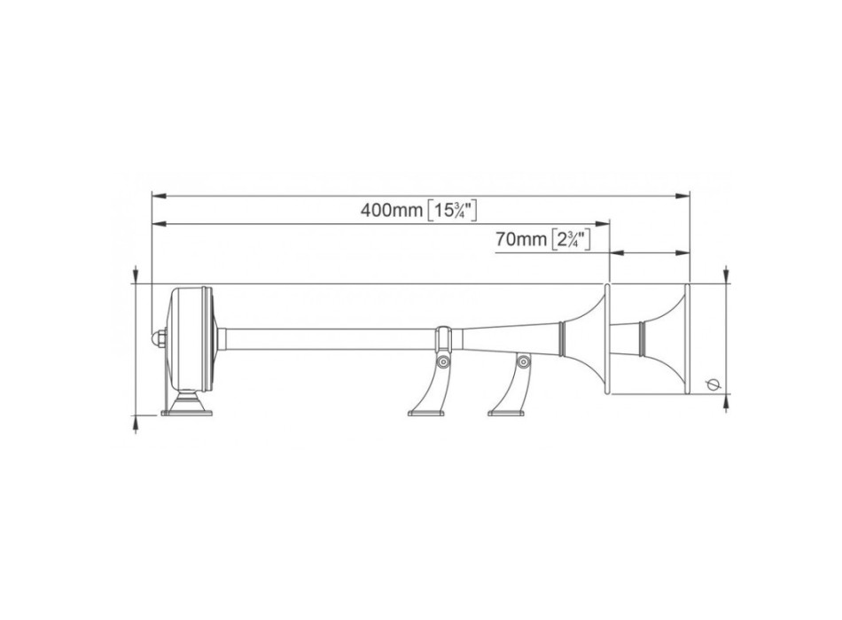 TROMBA ELETTROMAGNETICA 12V