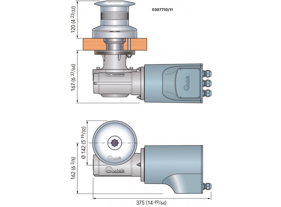 TUMBLER 1500W 12V CAMPANA Ø MM.142