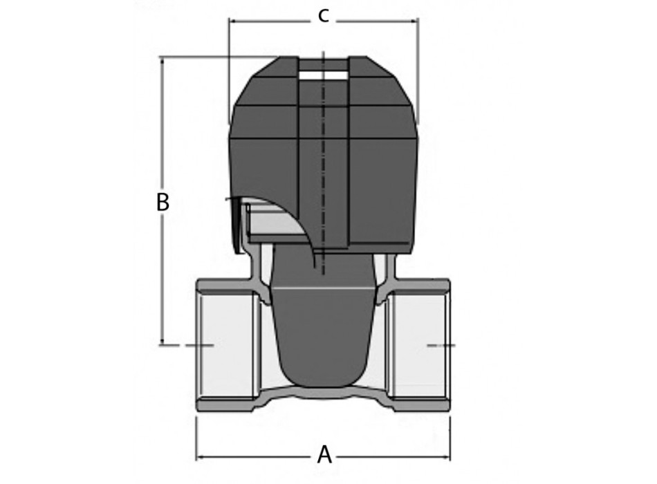 VALVOLA IN BRONZO 3/8