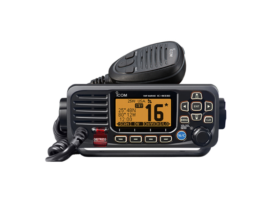 VHF COLORE NERO CON GPS