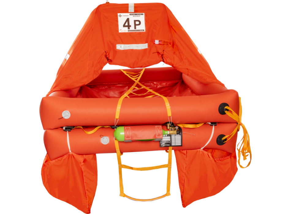 ZATTERA SYNTESY 9650 ITALIA 8P CONTENITORE ABS + GRAB BAG